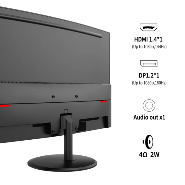 Visionvue Monitor PC 19 22 24 cm 75HZ 1080P LED Computer Monitor Curved 27 Gaming Monitor Murah 180HZ