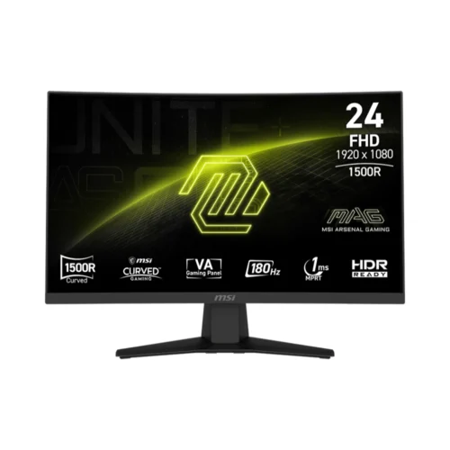 my-11134207-7rasj-m76jhu3ob3h565.webp MAG 244C 23 6 CURVED GAMING MONITOR 23 6 VA FHD 1MS 180HZ ADAPTIVE SYNC HD MI DP