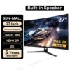 my-11134207-820lf-mfkui3e67tot2f.webp Monitor PC 24 cm With Speaker 75HZ 1080P LED Curved Computer Monitor 27 Gaming Monitor Murah 165HZ