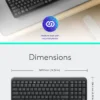 my-11134208-820lh-mf20b077lmh442.webp Logitech MK250 Bluetooth Wireless Mouse and Keyboard Combo Fast Easy Connectivity Compact Wireless Keyboard
